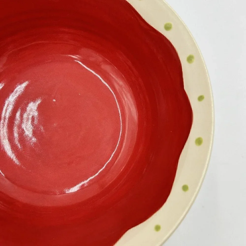 Hand Painted Art Pottery 8.25” x 3